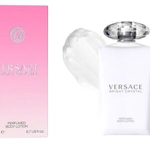 Versace Bright Crystal Pink and White Perfumed Lotion